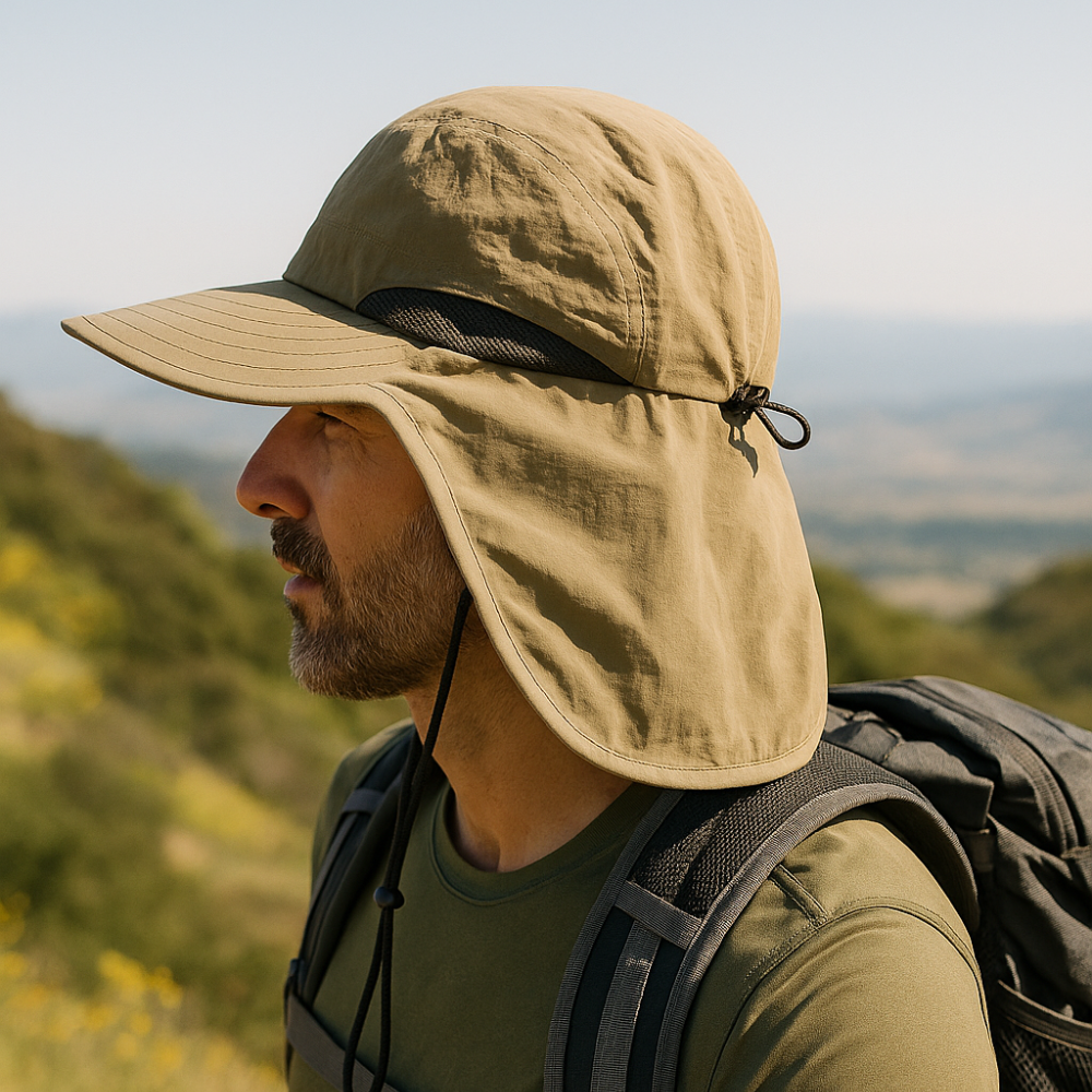 Chapeau de randonnée - Protège nuque
