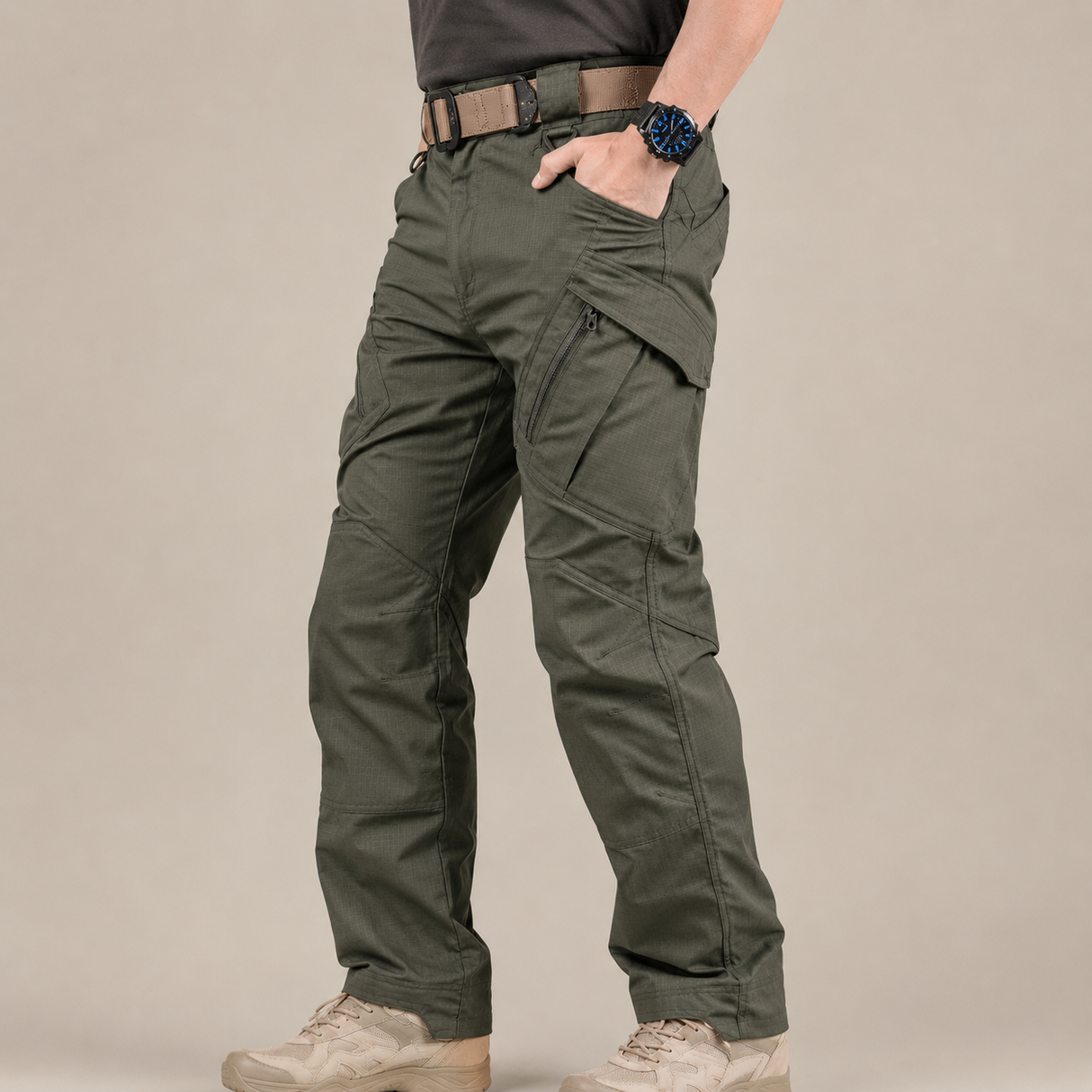 Pantalon Tactique Homme Ultra-RĂ©sistant & ImpermĂ©able â RandonnĂ©e & Outdoor