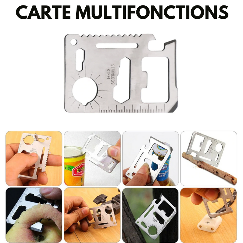 Kit de Survie premium EDC + trousse de premiers secours