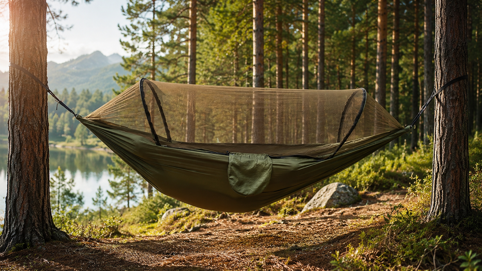 Hamac avec moustiquaire : le compagnon idéal du bivouac estival