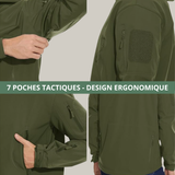 Veste Randonnée Imperméable Ultra Résistante de Montagne
