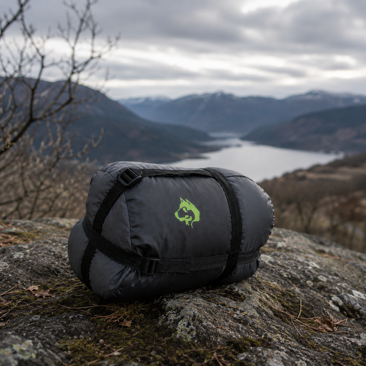 Śpiwór na niskie temperatury -15° Puch Trekking - Góry Zima
