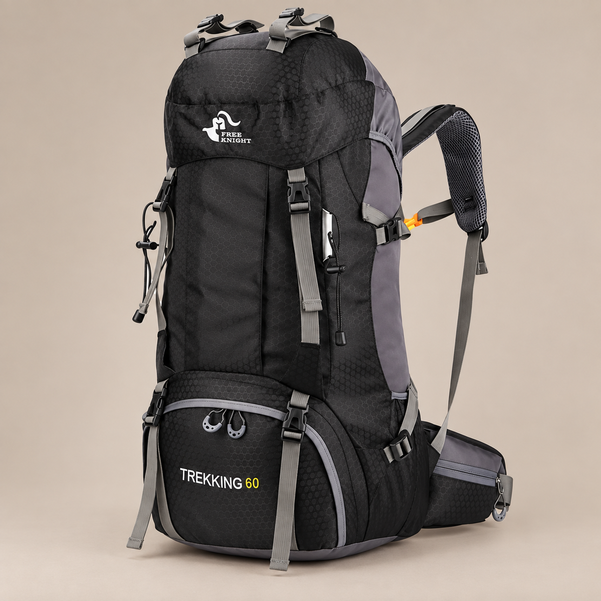 Mochila 60L - Trekking Senderismo Montaña ligera resistente e impermeable
