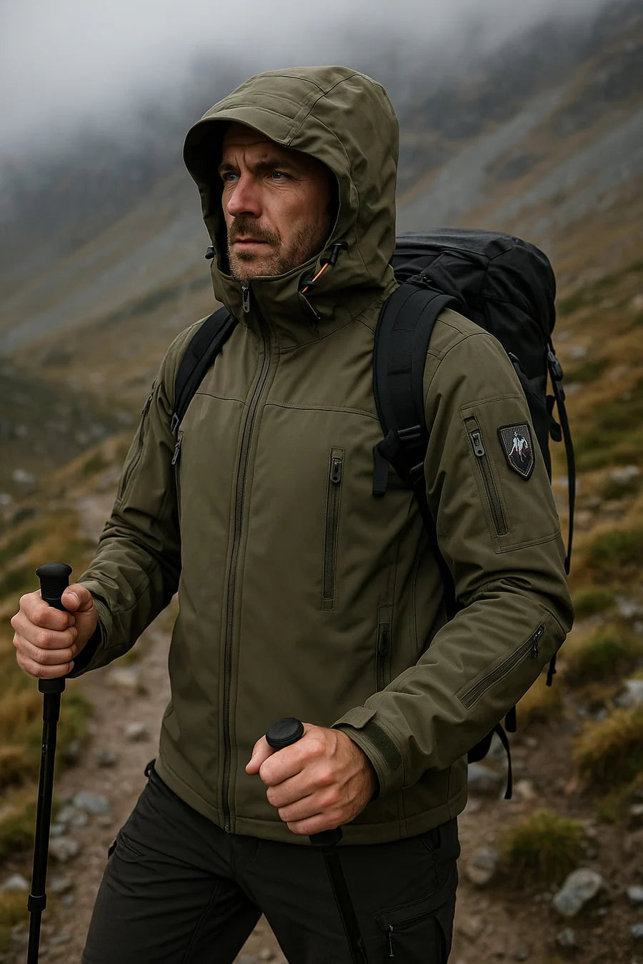 Veste Randonnée Imperméable Ultra Résistante de Montagne