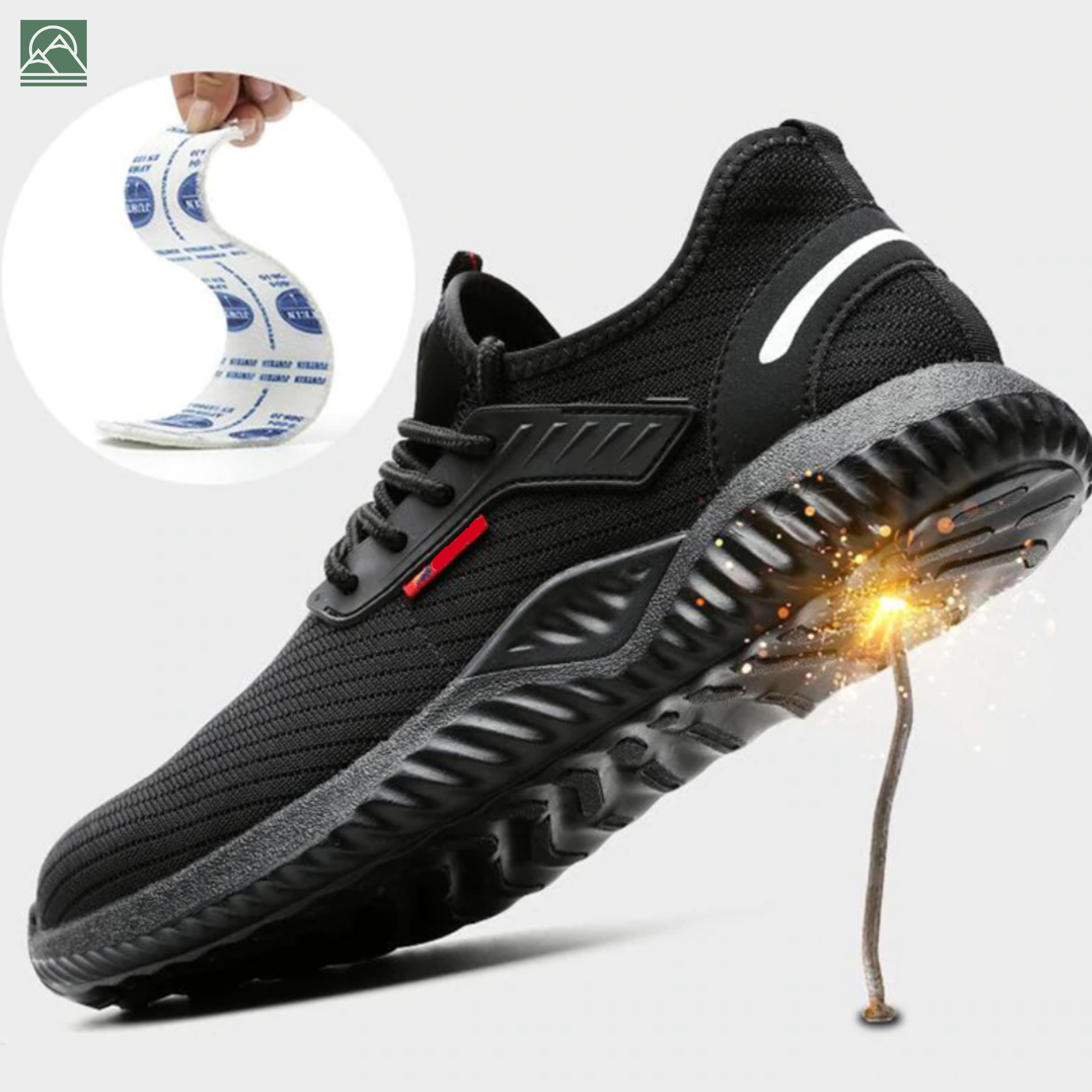 Chaussures de sécurité Homme Femme - Baskets Indestructibles - Ultra Solide à Coque